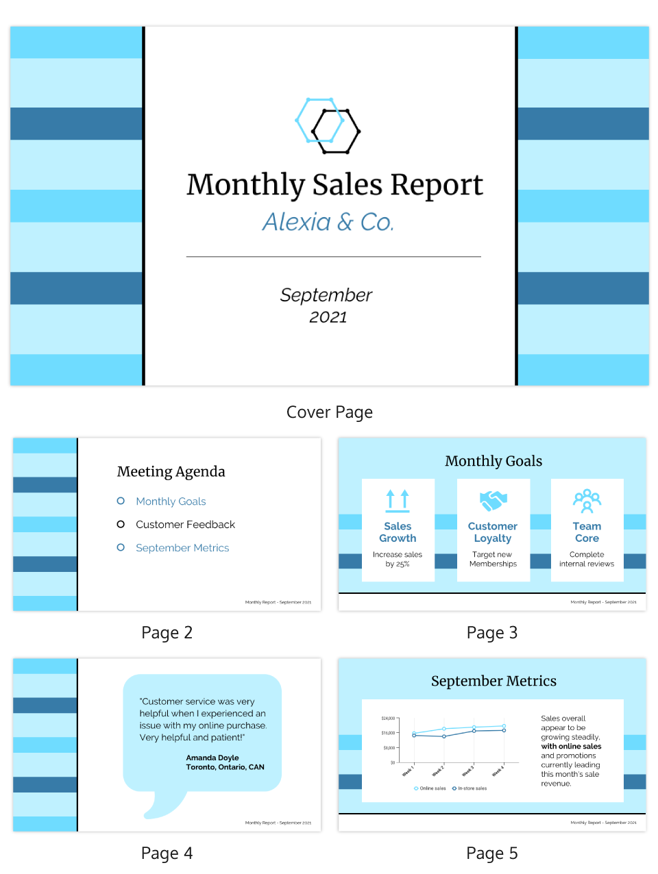 Monthly Sales Report Template Intended For How To Write A Monthly Report Template
