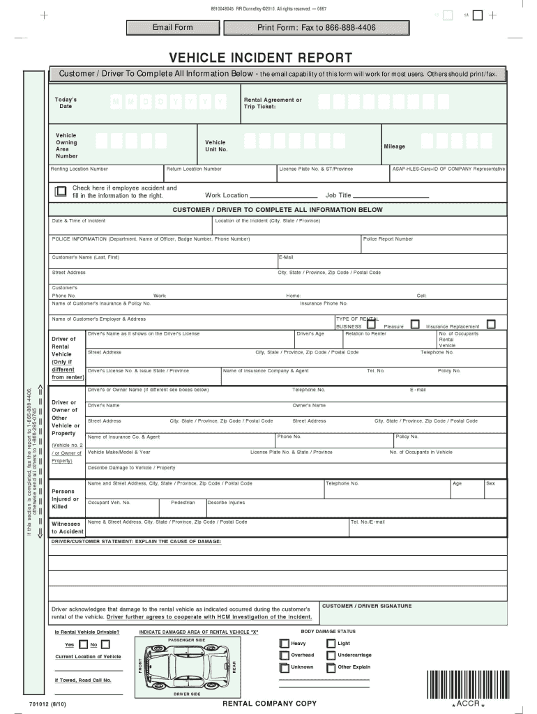 Motor Vehicle Accident Report – Fill Online, Printable, Fillable  For Vehicle Accident Report Form Template