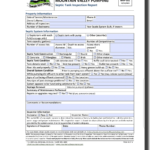 Mountain Valley: Septic Inspections In Drainage Report Template