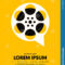 Movie And Film Festival Poster Template Design Modern Retro  Inside Film Festival Brochure Template