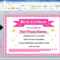 Ms Word Tutorial: Birth Certificate Design Using Ms Word Microsoft Office Tutorial Within Birth Certificate Template For Microsoft Word