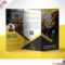 Multipurpose Trifold Business Brochure Free PSD Template Regarding 3 Fold Brochure Template Psd