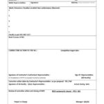 NCR – Non Conformance Report Format  PDF In Non Conformance Report Form Template