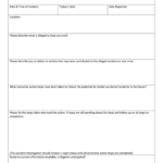 Near Miss Report Template Word – Fill Online, Printable, Fillable  Pertaining To Near Miss Incident Report Template