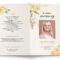 New Funeral Brochure Template For A Custom Funeral Program With Regard To Memorial Brochure Template