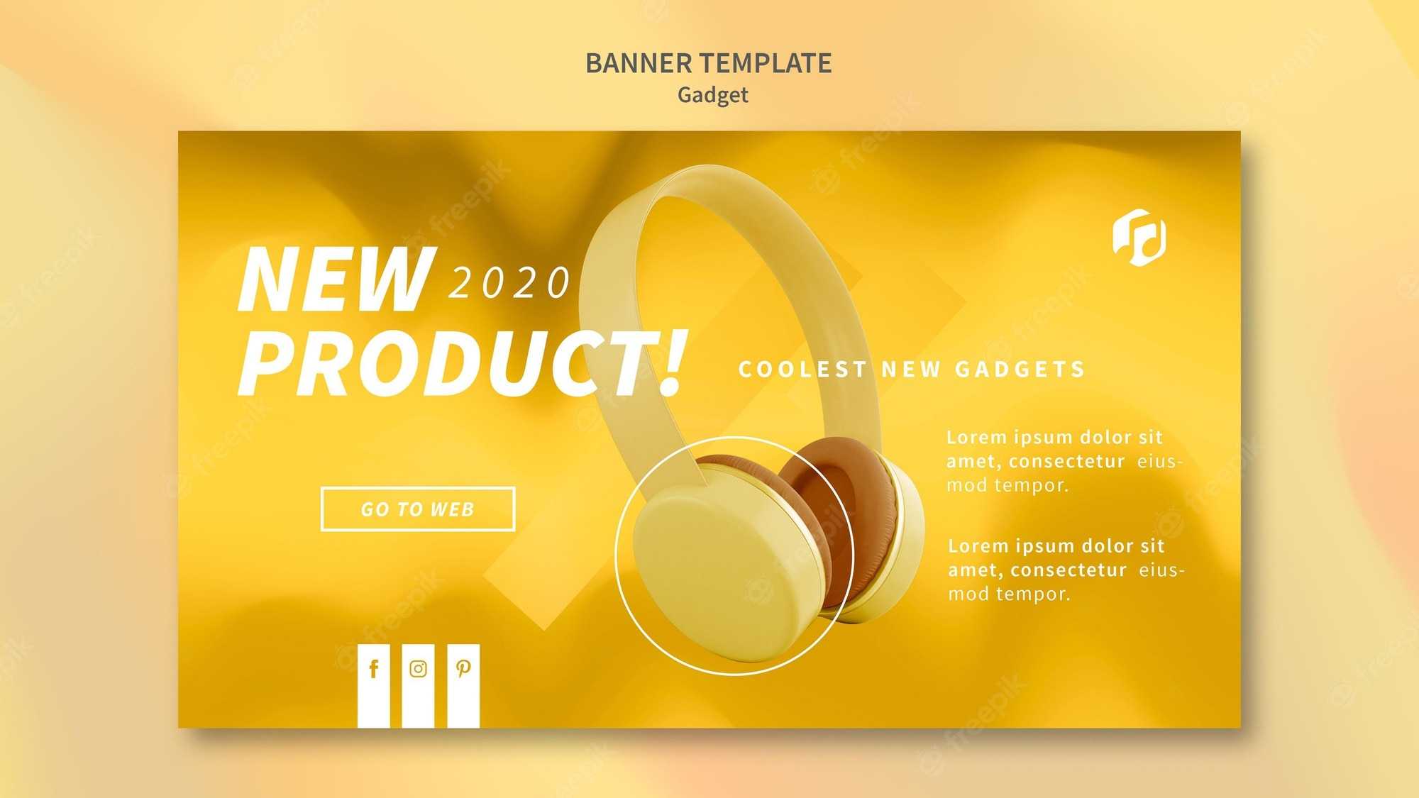 New Product Banner PSD, 10,10+ High Quality Free PSD Templates for  With Regard To Product Banner Template