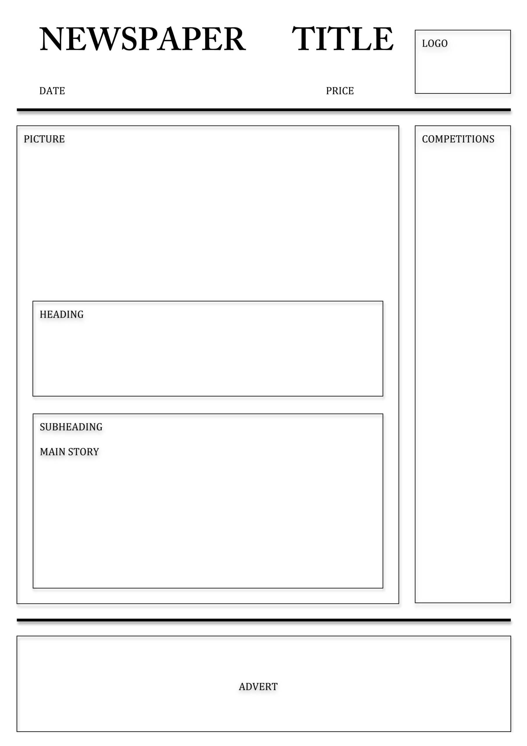 Newspaper Template – 10 Kate Newspaper Template – 10 Kate