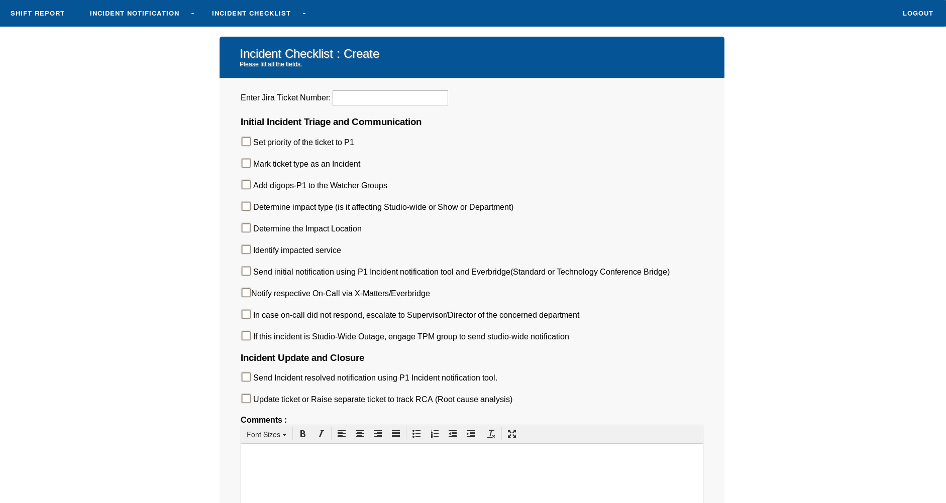 NOC Shift Report Download  SourceForge