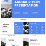 Non Profit Annual Report Presentation Template With Regard To Annual Report Ppt Template