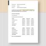 Non Profit Treasurer Report Template - Google Docs, Word, Apple