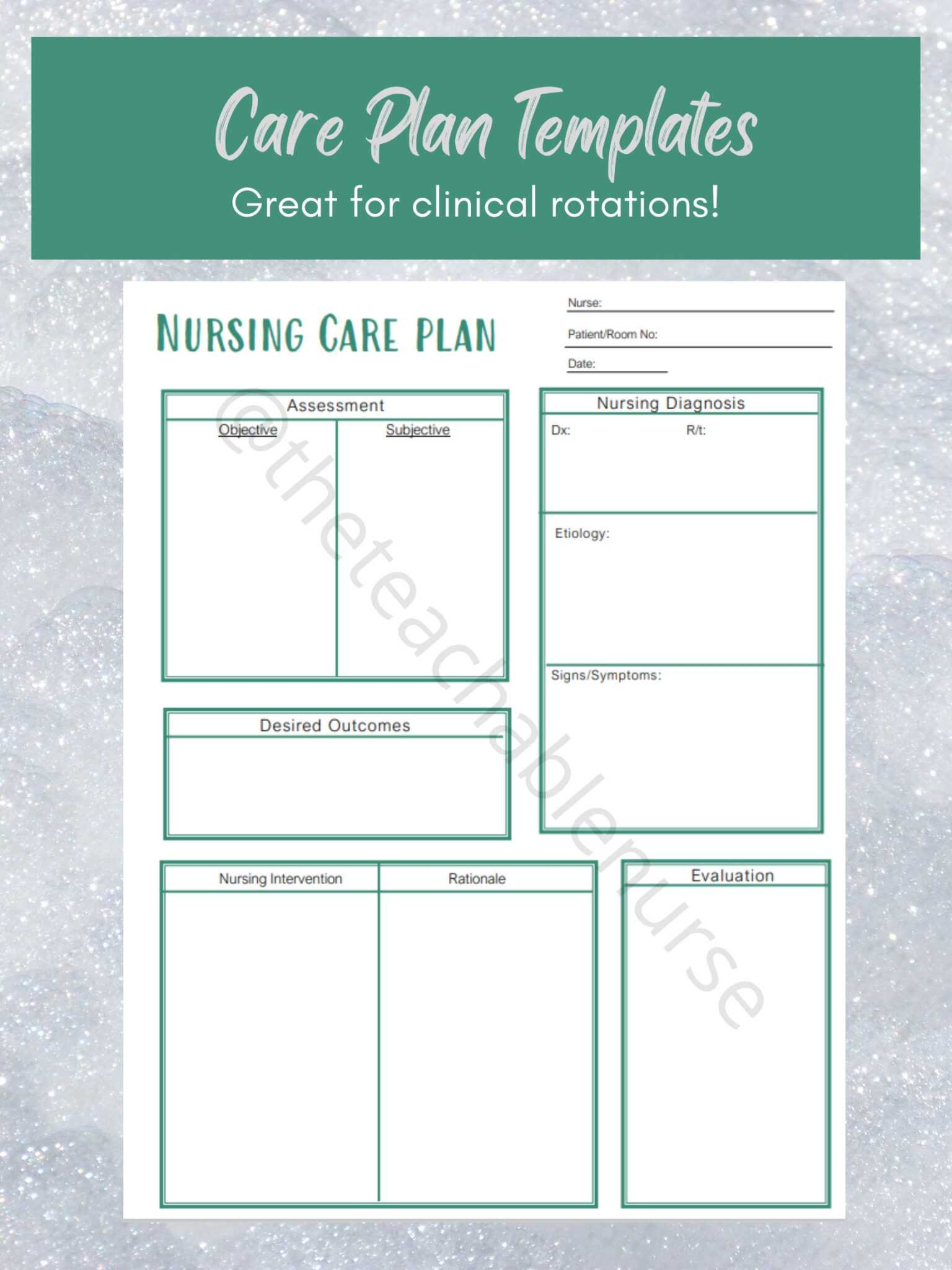 Image 9 for Nursing Care Plan Templates Blank