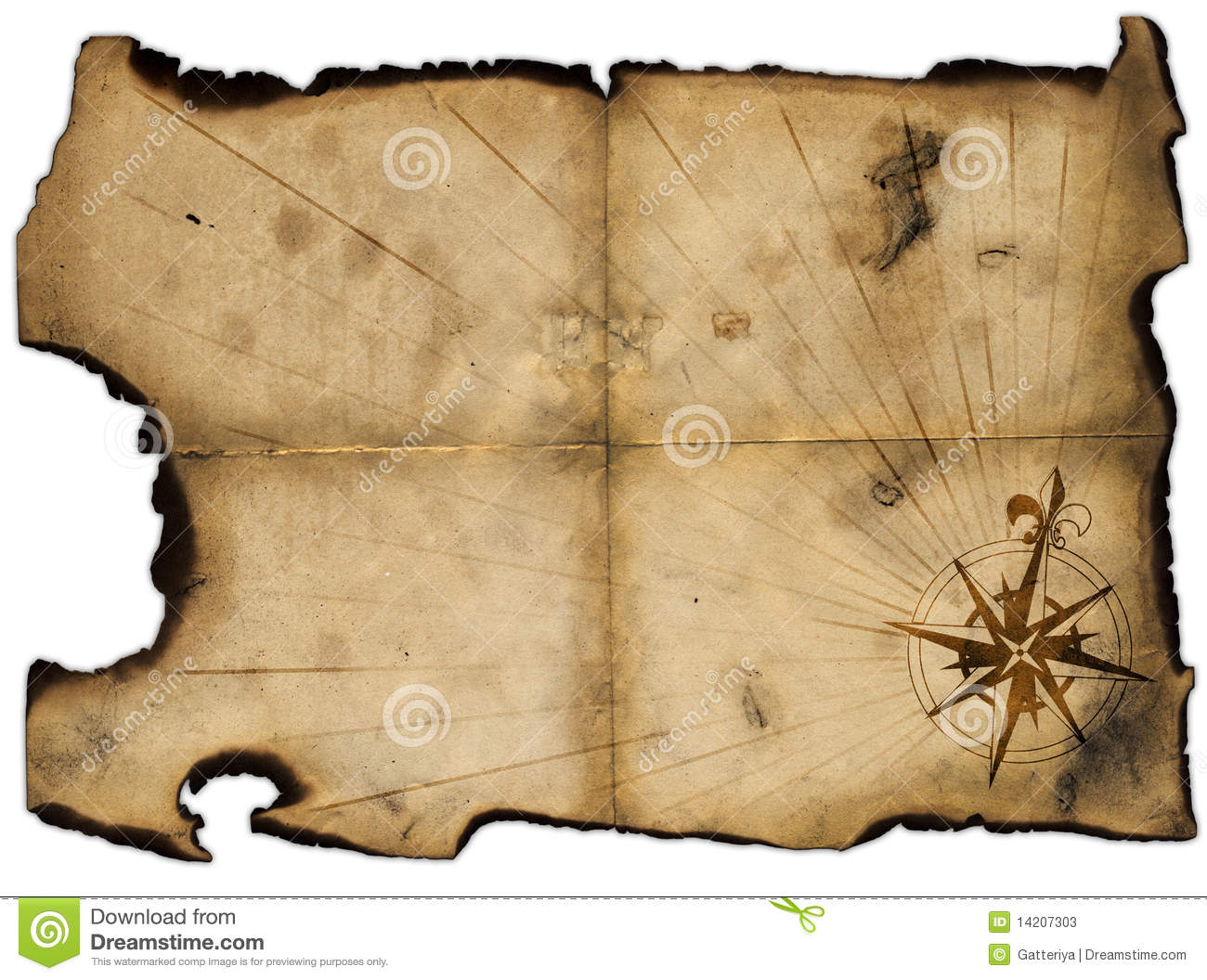Old Blank Pirates Map Design Stock Illustrations – 10 Old Blank  For Blank Pirate Map Template