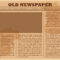 Old Newspaper Template Vector Art, Icons, And Graphics For Free  In Old Blank Newspaper Template