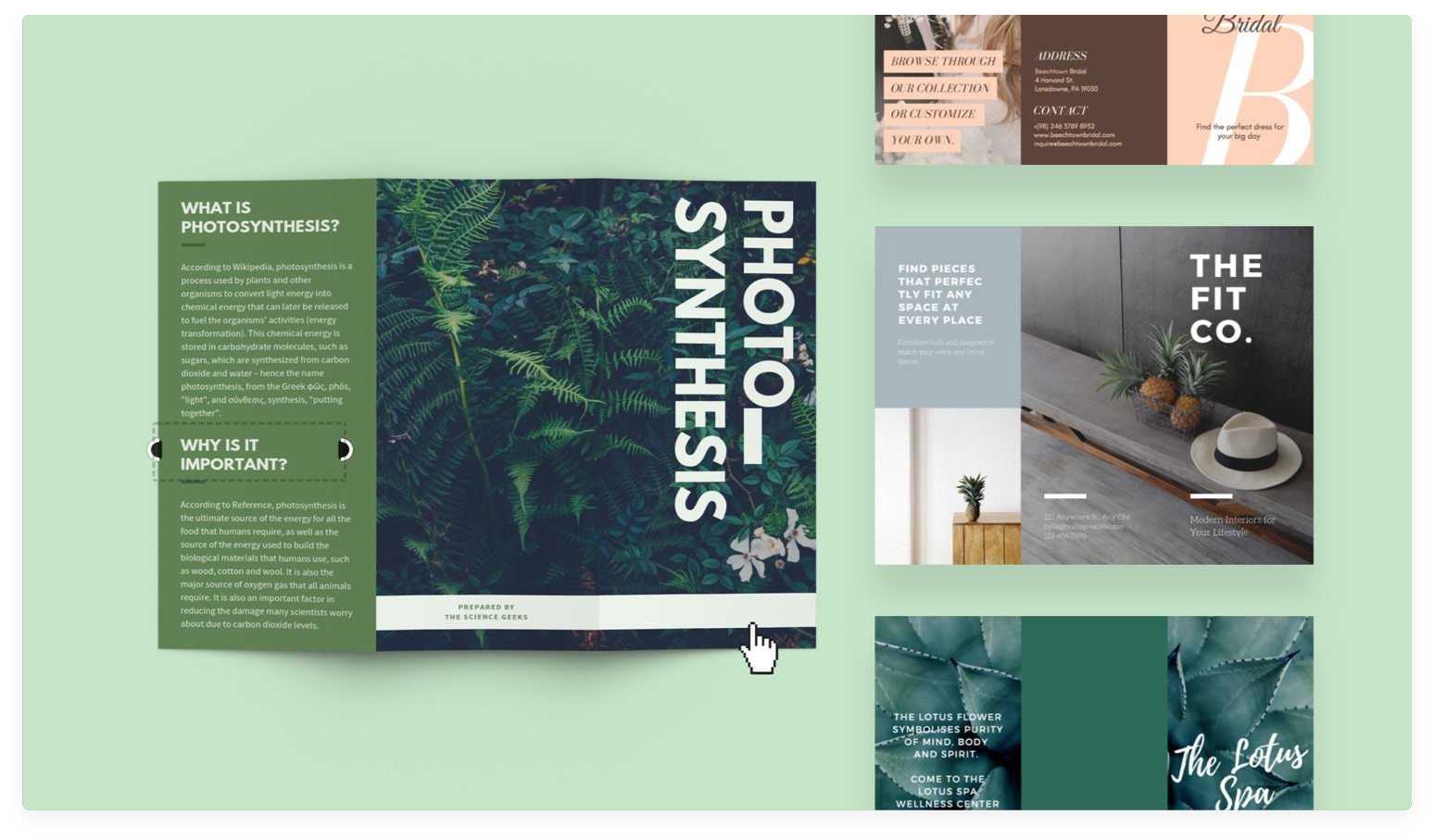 Online Brochure Maker – Create A Brochure For Free  Canva Throughout Product Brochure Template Free