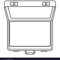 Open Suitcase Icon Outline Style Royalty Free Vector Image Pertaining To Blank Suitcase Template