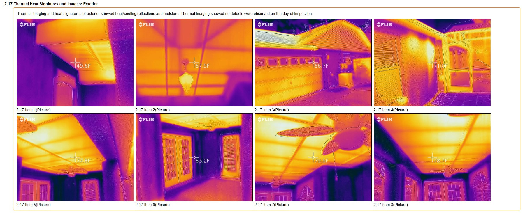 Orange Blossom Home Inspection LLC - Sample Reports - Home  For Thermal Imaging Report Template