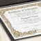 Ordination Certificate Template Editable Printable – Etsy