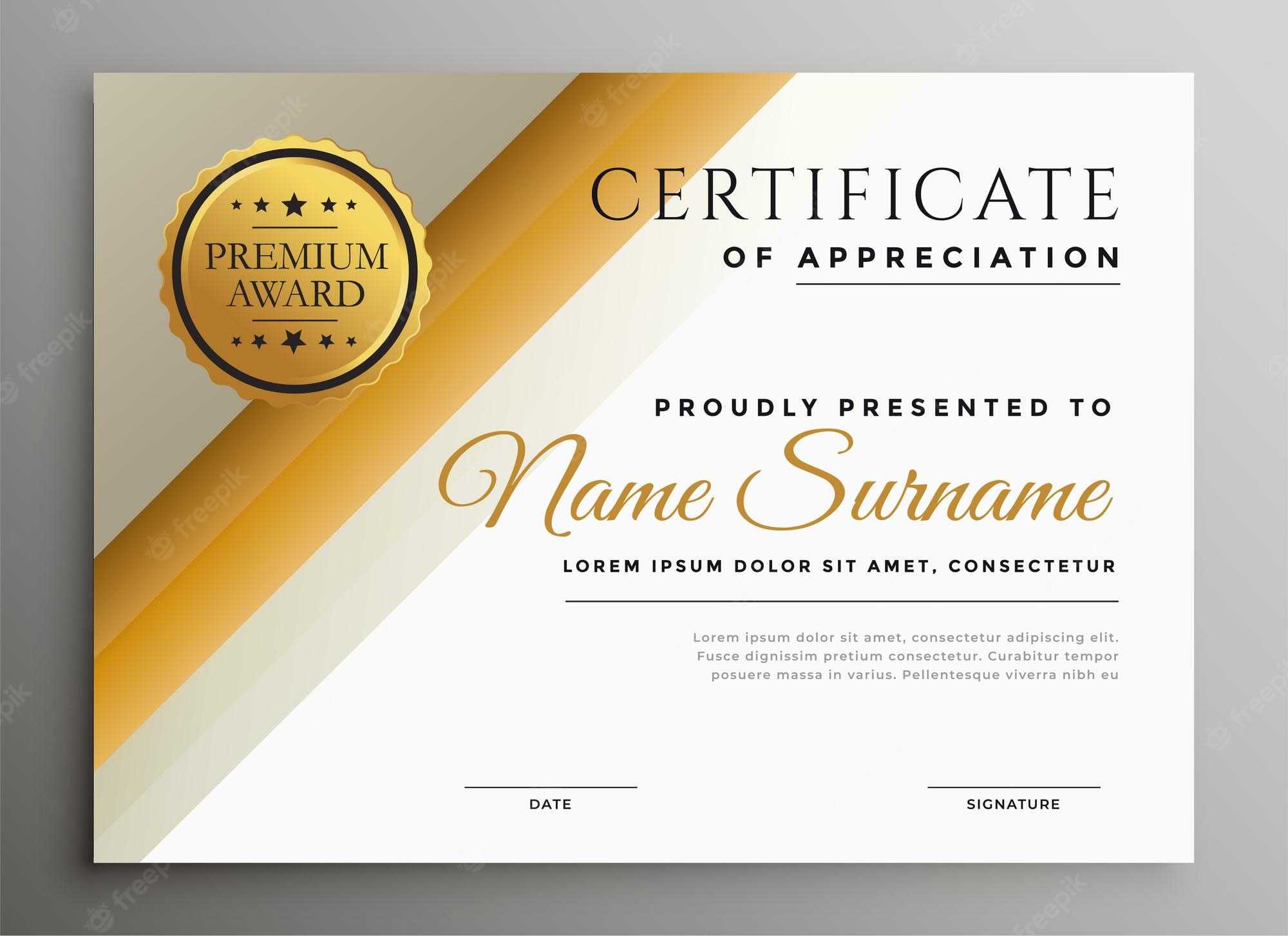 Page 10  Certificate Of Authorization Images  Free Vectors, Stock  With Certificate Of Authorization Template