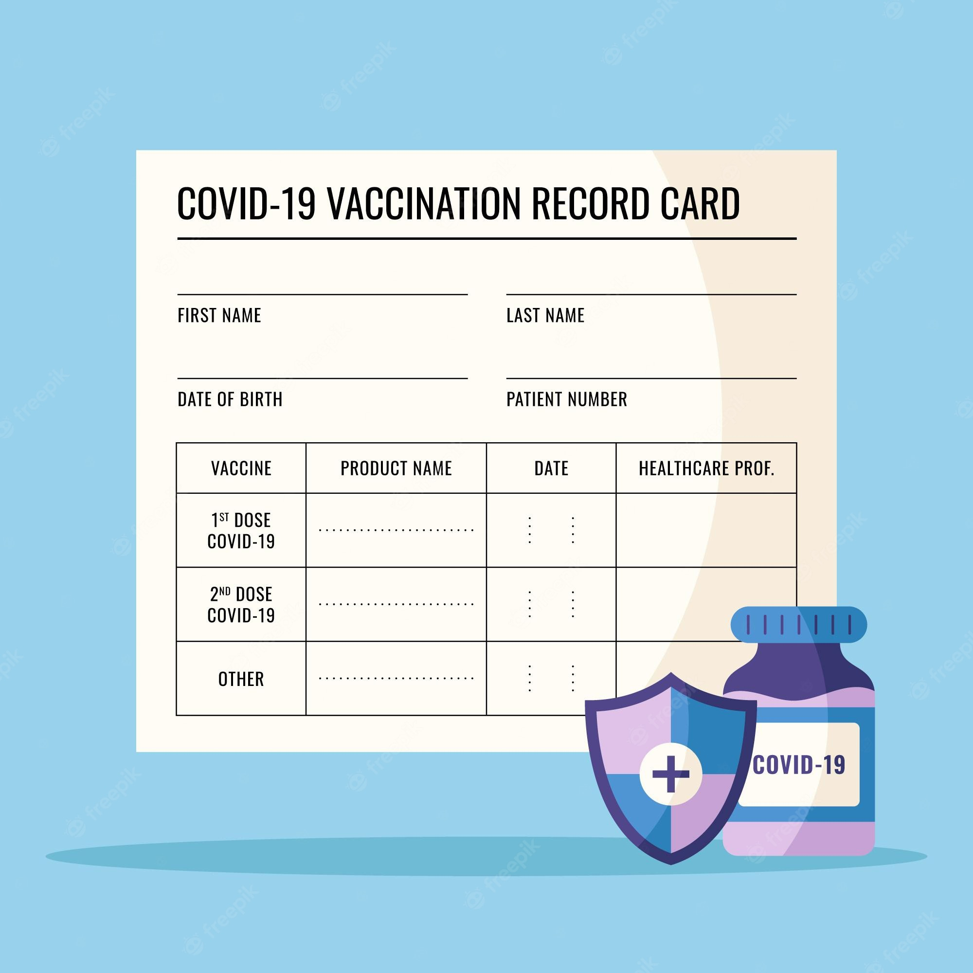 Page 10  Covid Vaccine Card Images  Free Vectors, Stock Photos & PSD In Certificate Of Vaccination Template