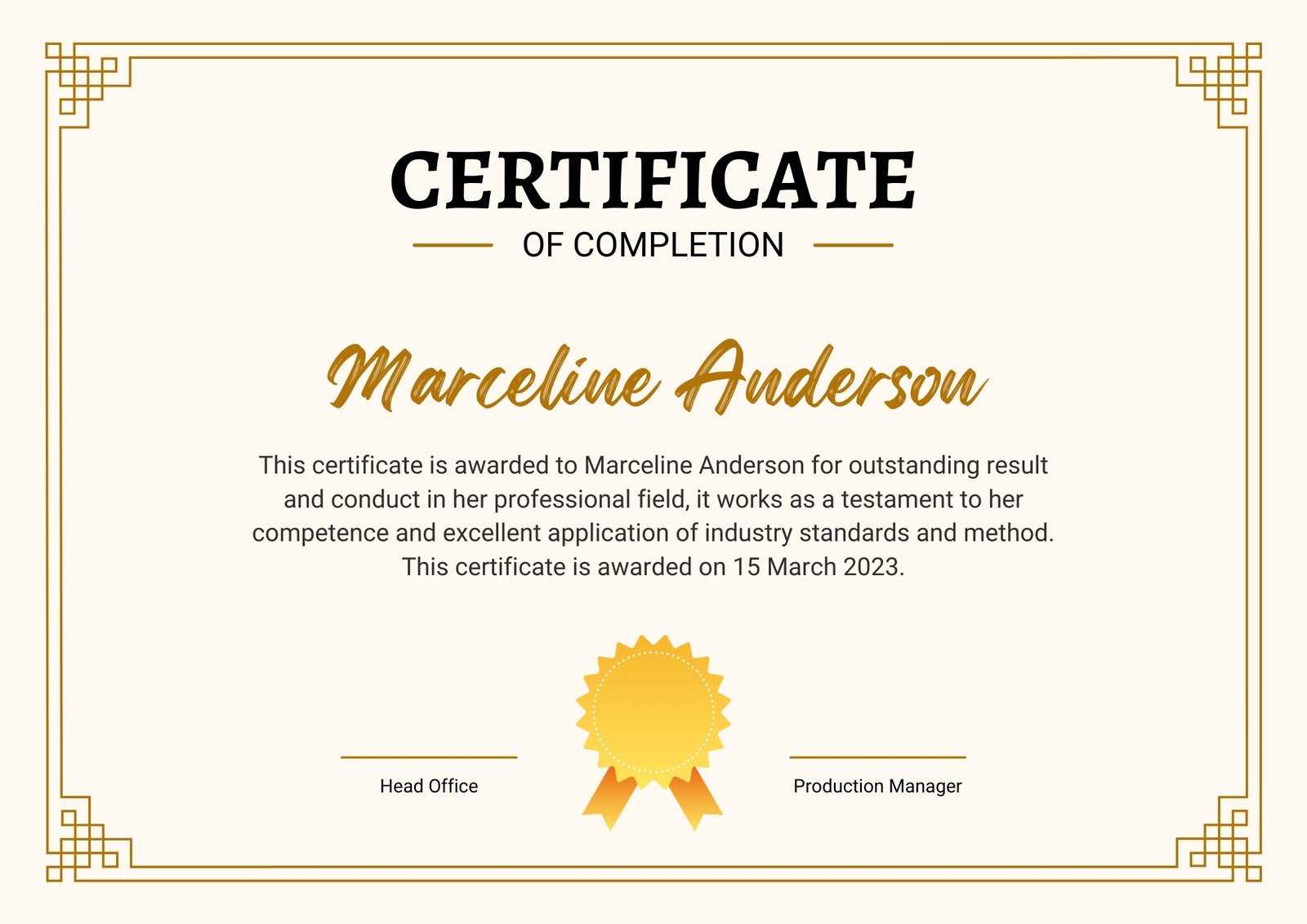 Page 10 – Free, Custom Printable Certificate Of Completion  Regarding Certificate Of Completion Template Free Printable