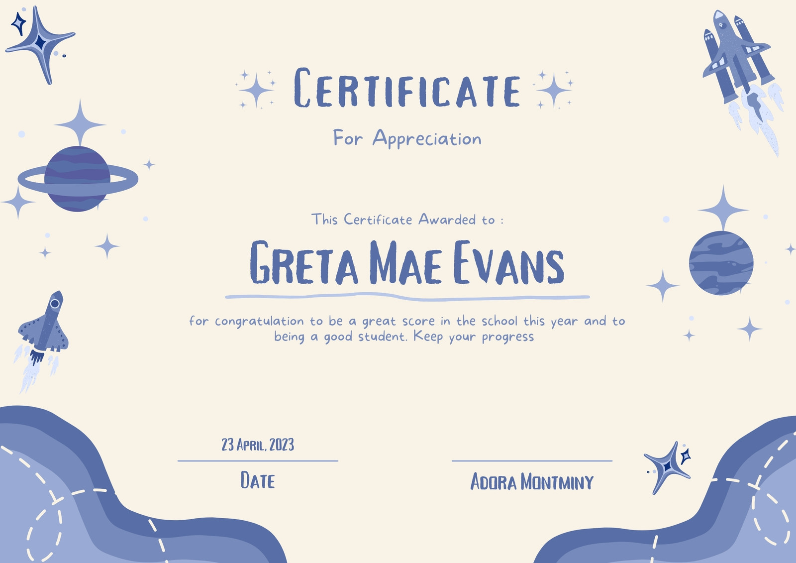 Page 10 - Free custom printable school certificate templates  Canva