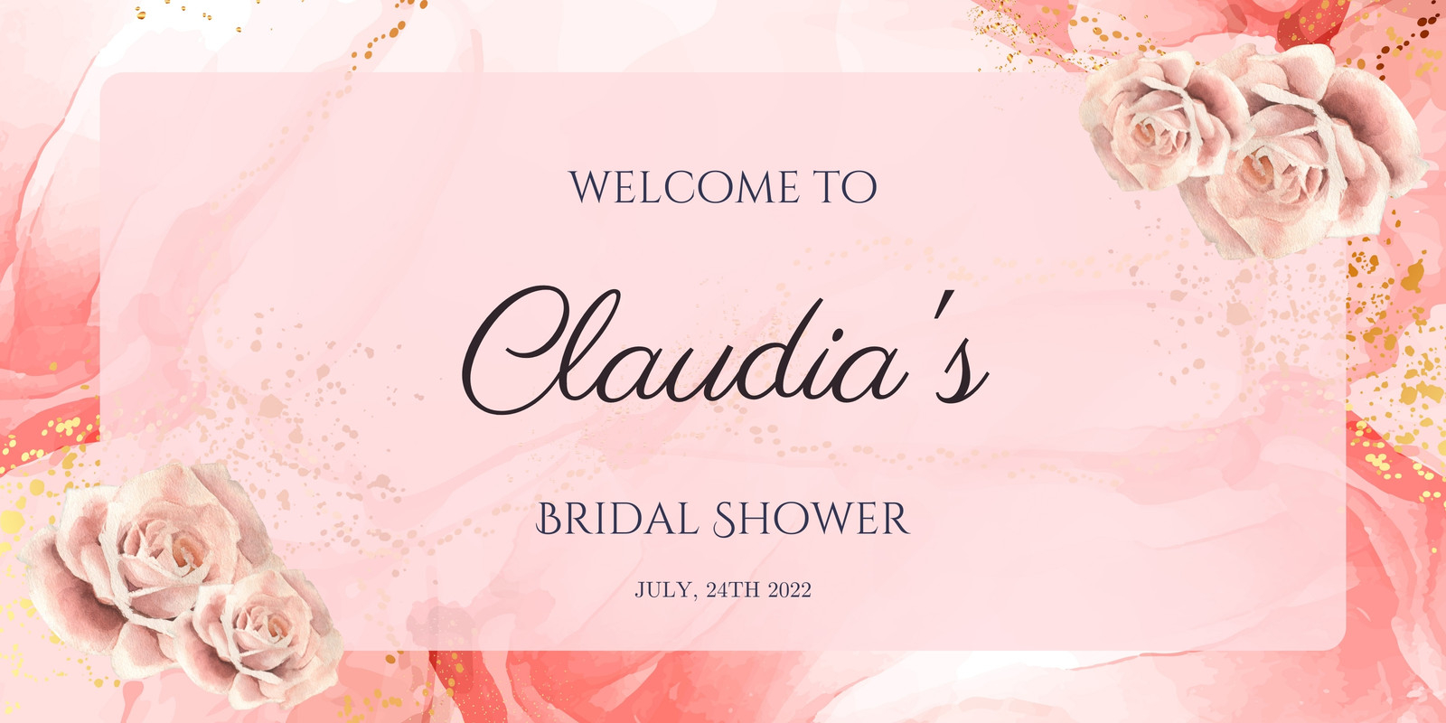 Page 10 - Free customizable wedding banner templates  Canva