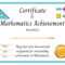 Page 10 – Free, Printable, And Customizable Award Certificate  Inside Math Certificate Template