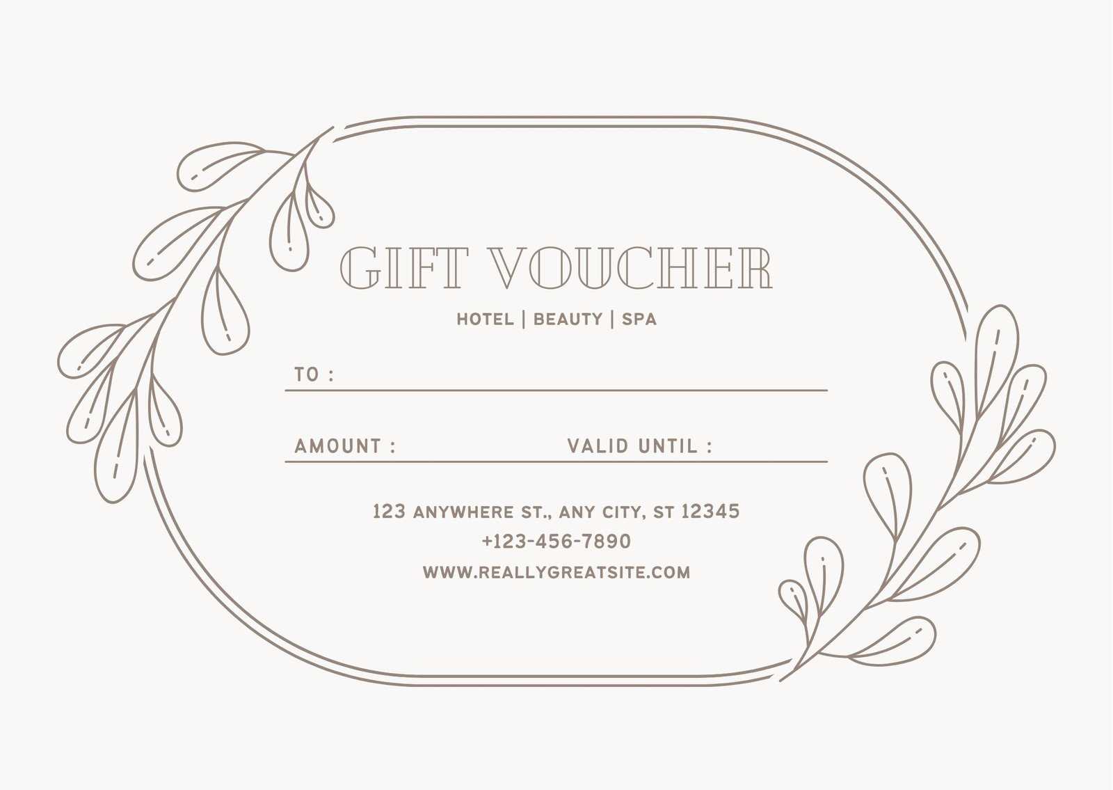 Page 10 - Free, printable, customizable spa gift certificate Intended For Spa Day Gift Certificate Template Page 10 - Free, printable, customizable spa gift certificate Intended For Spa Day Gift Certificate Template