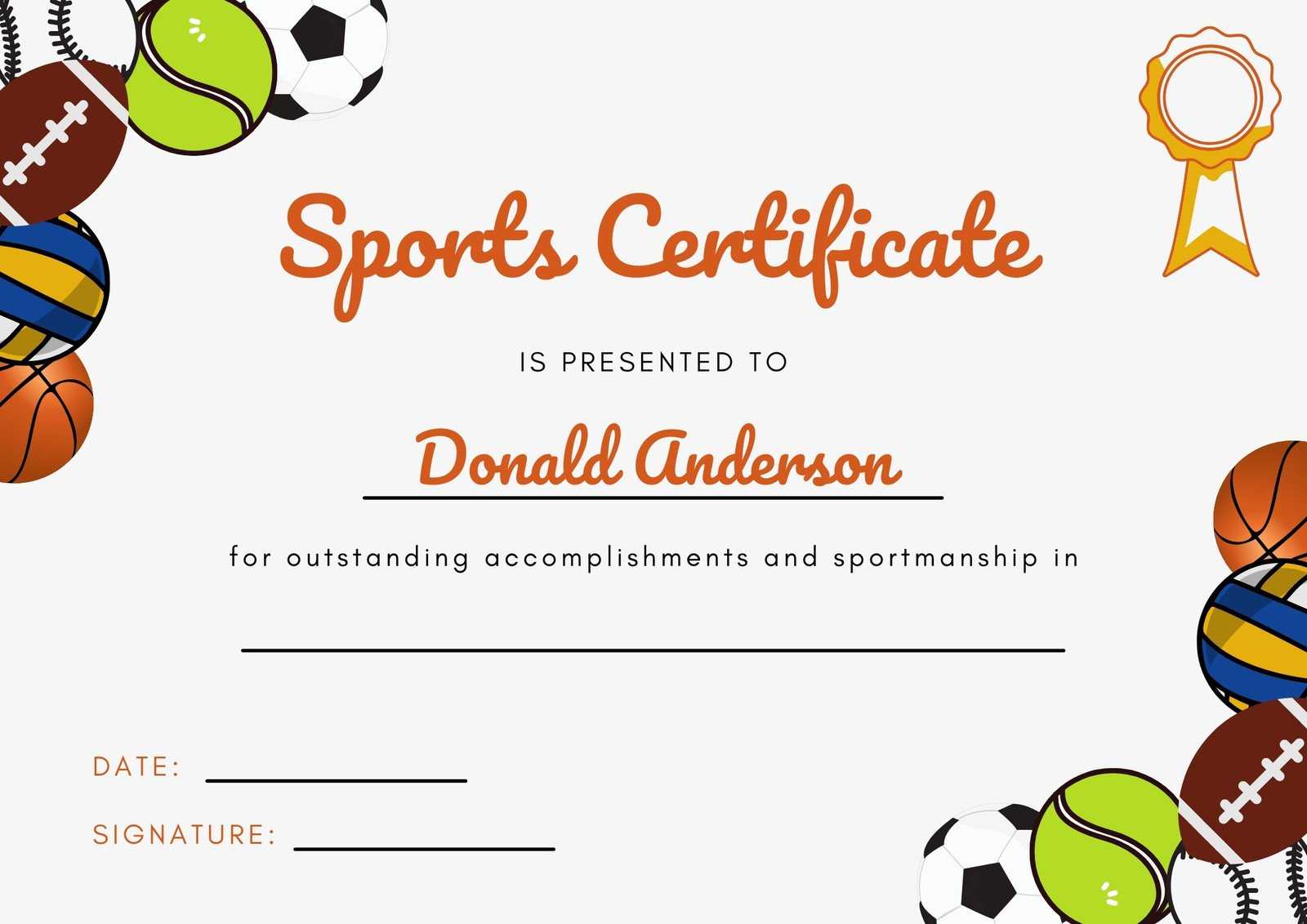 Page 10 - Free printable, customizable sport certificate templates With Sports Day Certificate Templates Free Page 10 - Free printable, customizable sport certificate templates With Sports Day Certificate Templates Free