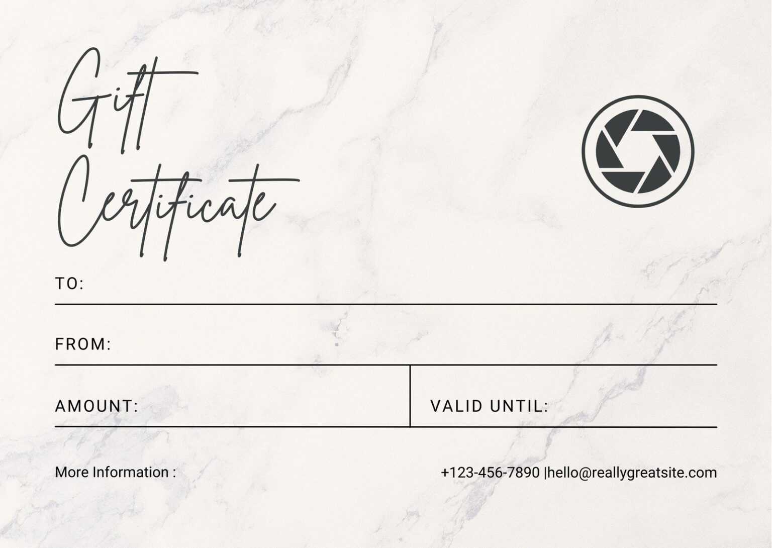 Page 10 Free, printable gift certificate templates to customize For