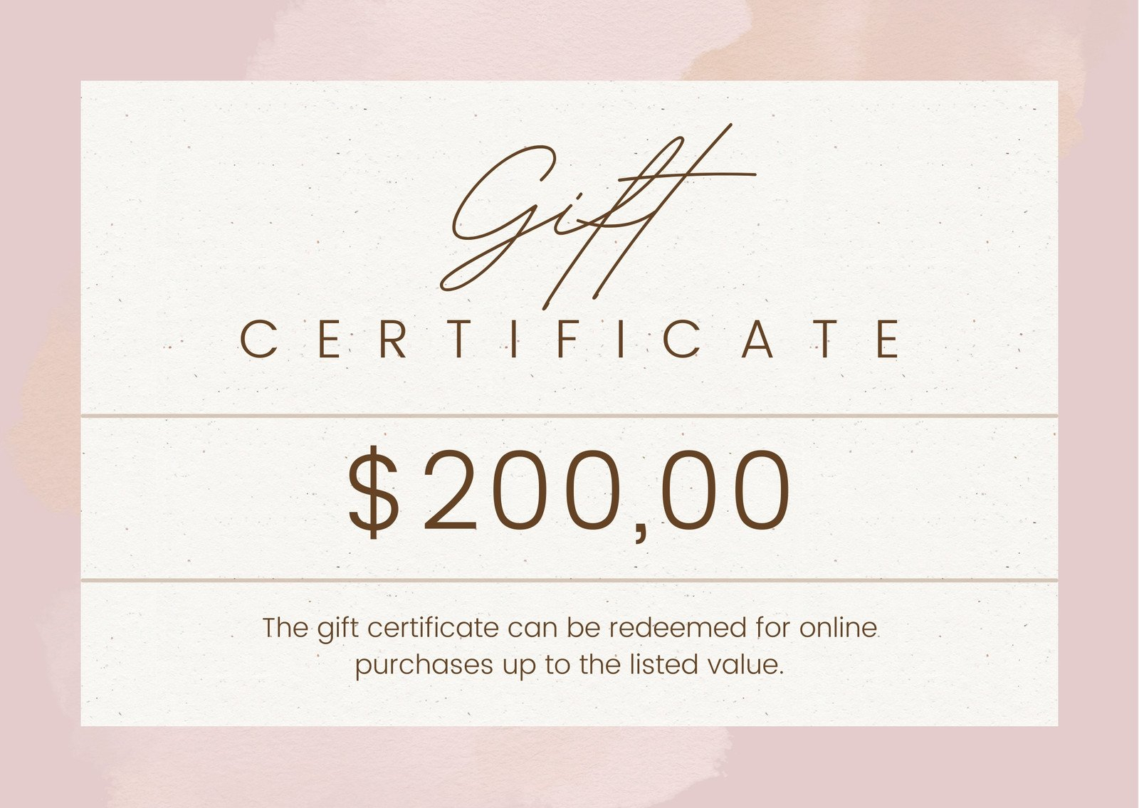 Page 10 - Free, printable gift certificate templates to customize  With Elegant Gift Certificate Template