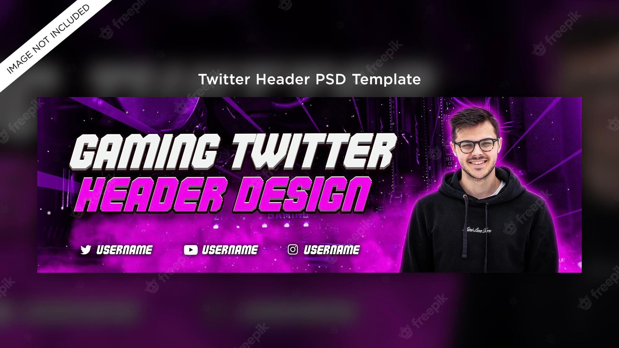 Page 10  Twitter Header Template PSD, 10+ High Quality Free PSD  Within Twitter Banner Template Psd