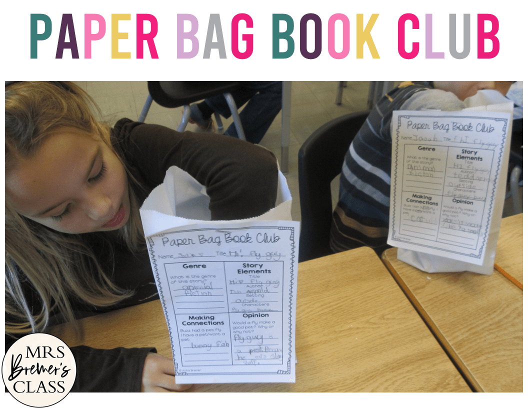 Paper Bag Book Clubs!  Mrs