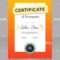 Participation In Conference Certificate Design Template
