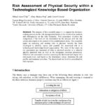 PDF) Risk Assessment Of Physical Security Within A Technologized  Inside Physical Security Risk Assessment Report Template