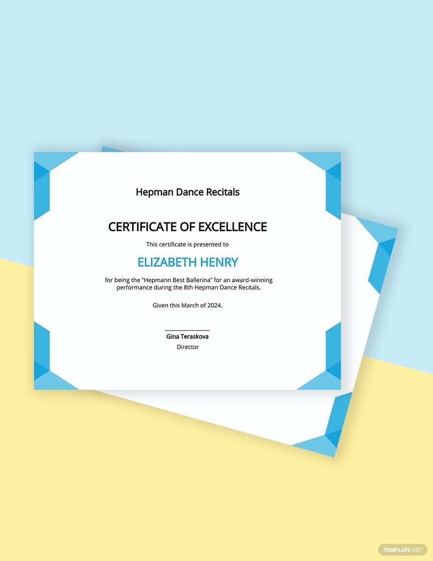 Performance Certificates Templates – Design, Free, Download  With Regard To Best Performance Certificate Template