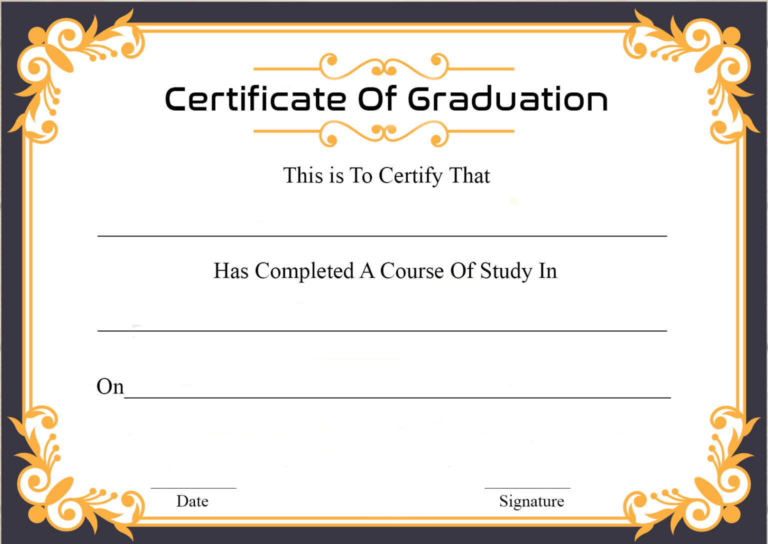 Perhaps the best 10 Graduation Printable Templates – homeicon.info