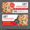 Pizza Voucher Vector Art Stock Images  Depositphotos With Regard To Pizza Gift Certificate Template