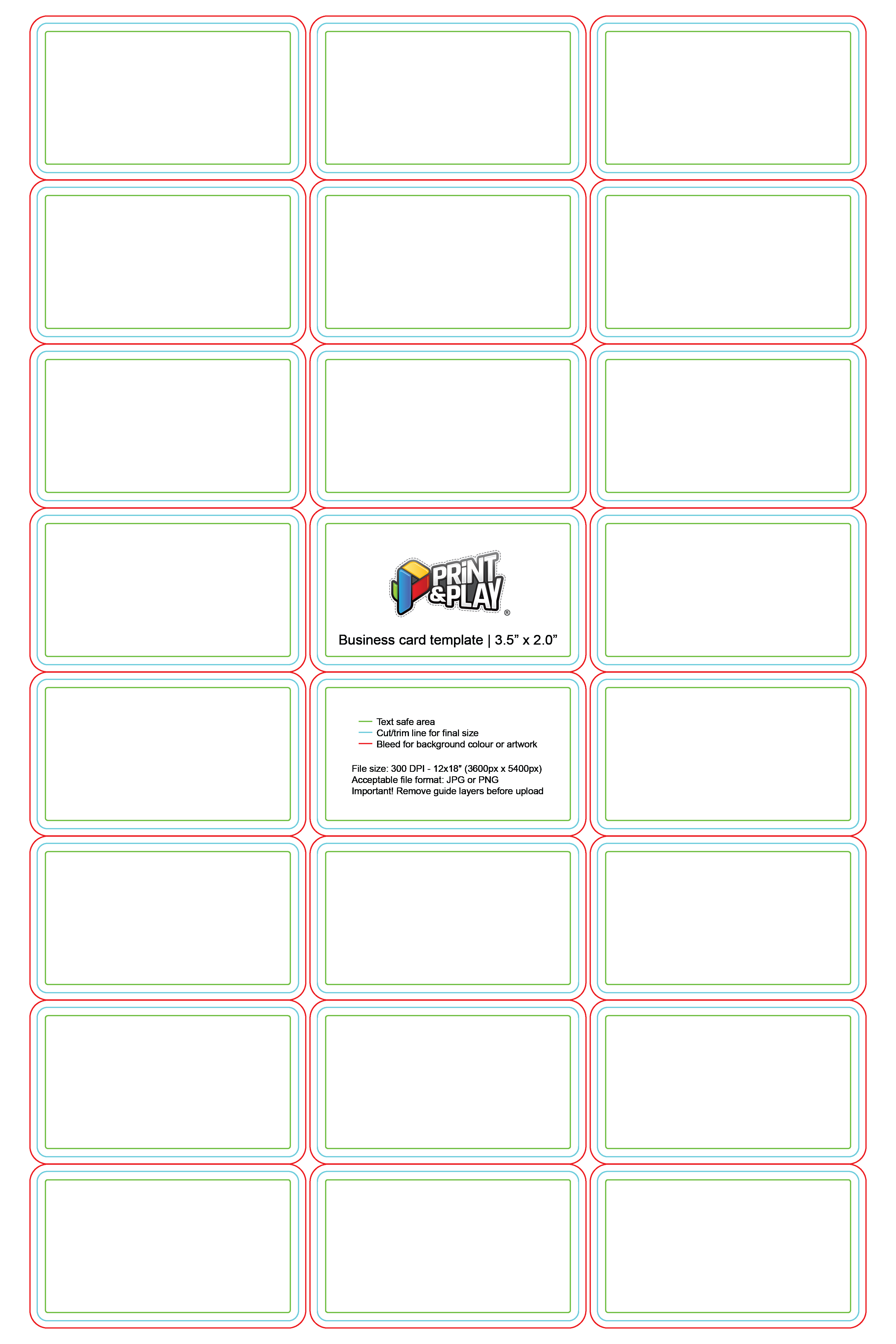 Playing Cards : Formatting & Templates - Print & Play Inside Blank Business Card Template For Word