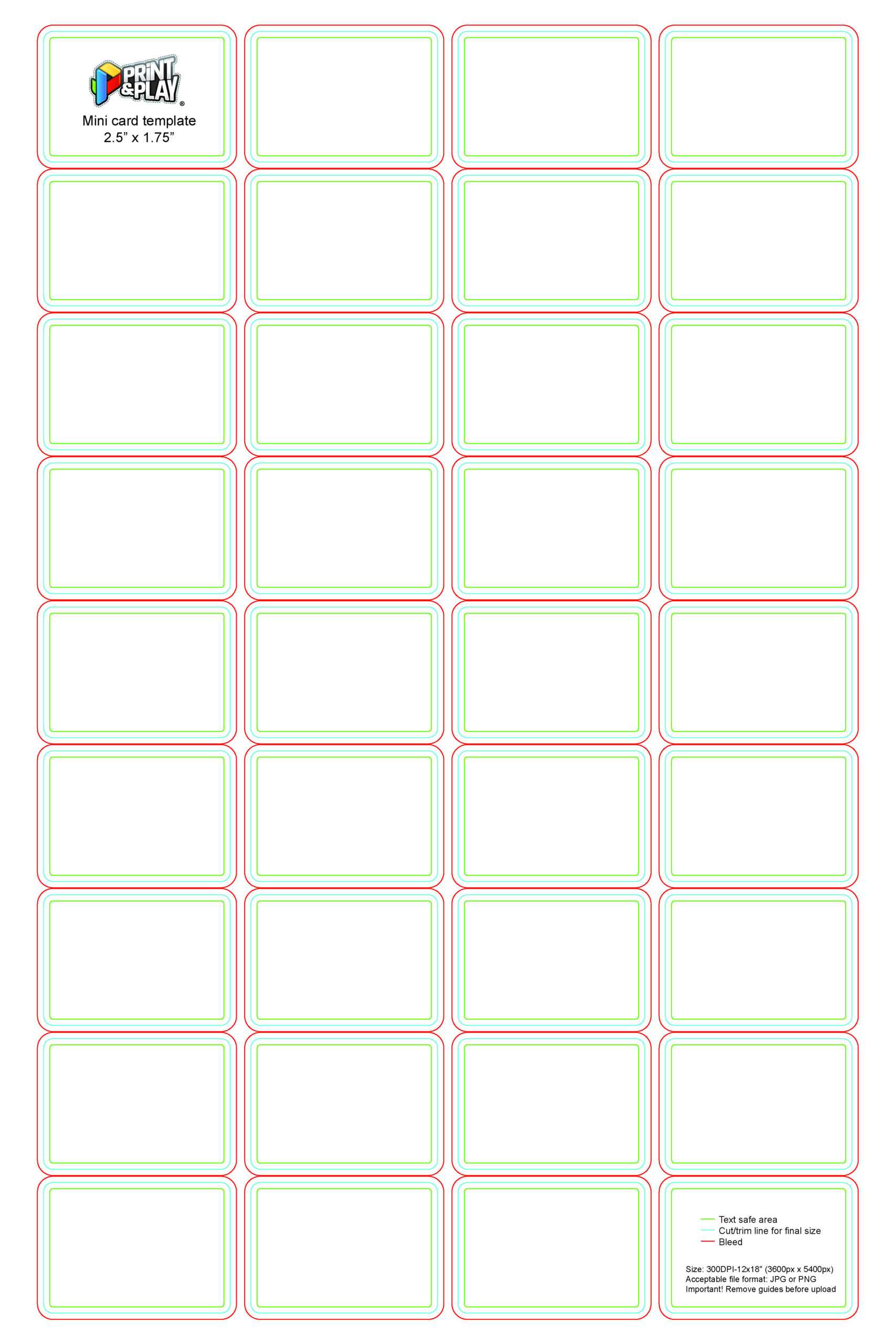 Playing Cards : Formatting & Templates - Print & Play Regarding Blank Playing Card Template Playing Cards : Formatting & Templates - Print & Play Regarding Blank Playing Card Template