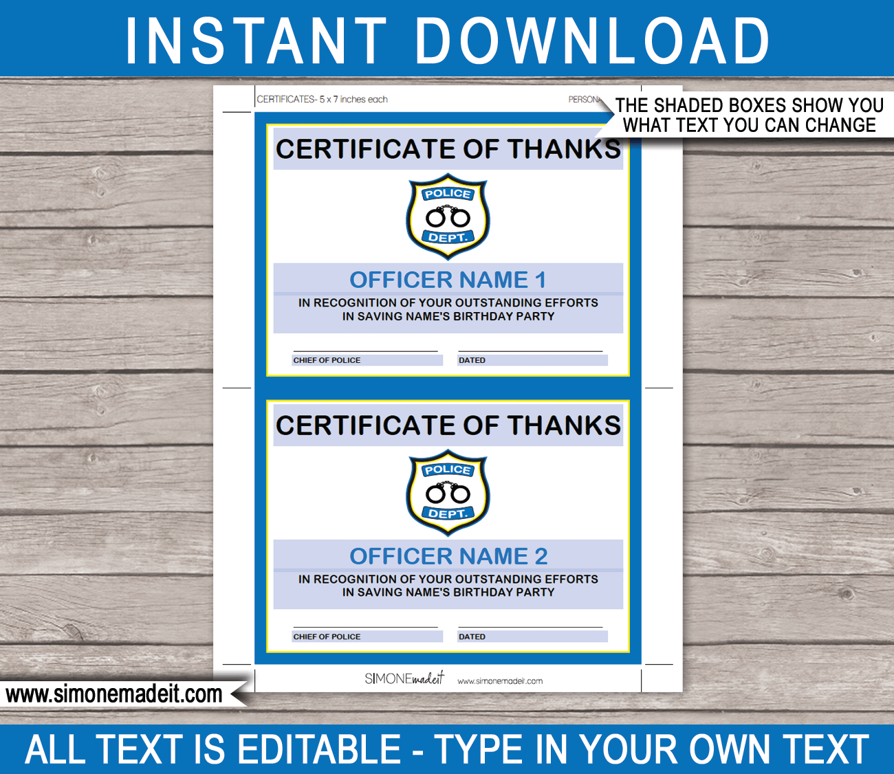 Police Officer Certificate Template Inside Officer Promotion Certificate Template