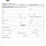 Police Report Template – Fill Online, Printable, Fillable, Blank  Inside Police Incident Report Template