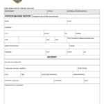 Police Report Template – Fill Online, Printable, Fillable, Blank Pertaining To Blank Police Report Template