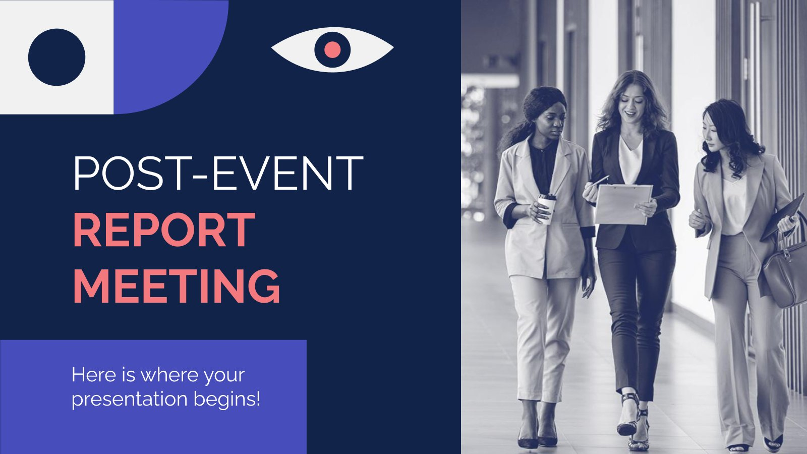 Post-Event Bericht Meeting  Google Slides & PowerPoint Intended For After Event Report Template
