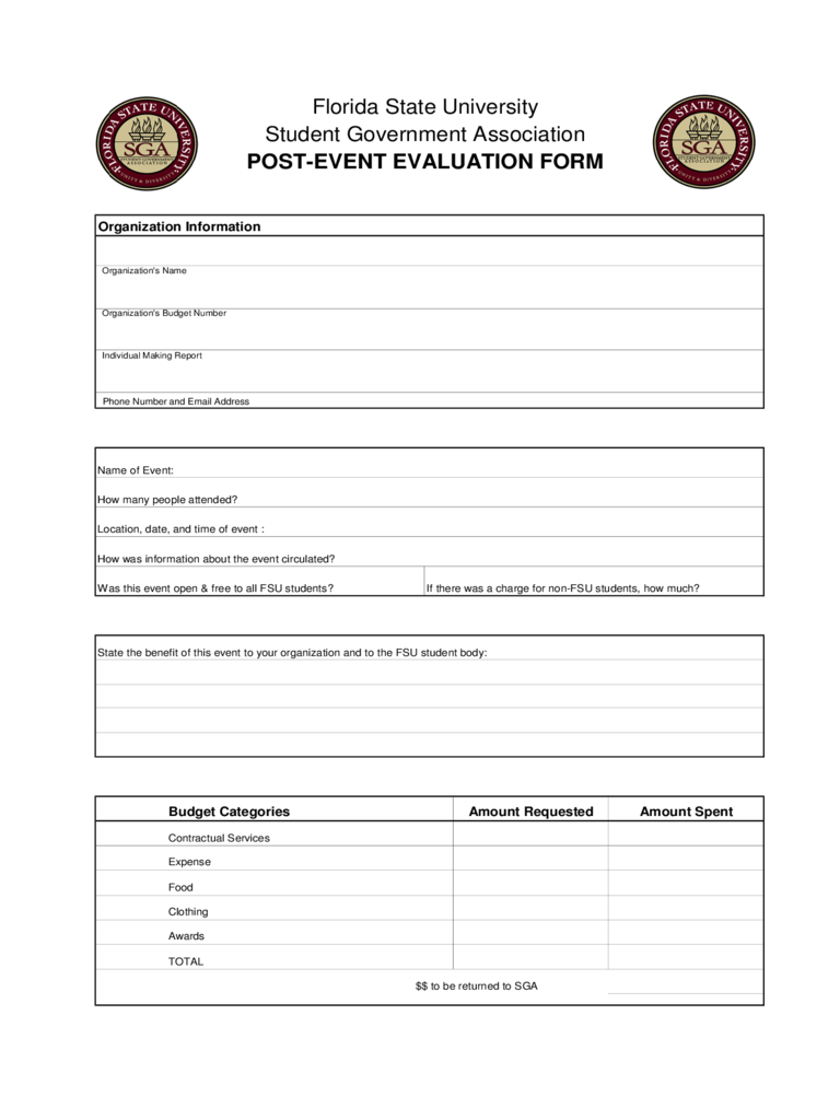 Post Event Evaluation Form - 10 Free Templates in PDF, Word, Excel  Intended For Post Event Evaluation Report Template