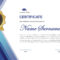 PowerPoint Certificate Template For Presentations – Slidebazaar With Award Certificate Template Powerpoint