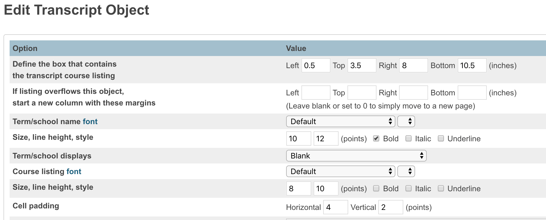 PowerSchool Object Report  Transcript Object – Knowledge For  With Powerschool Reports Templates