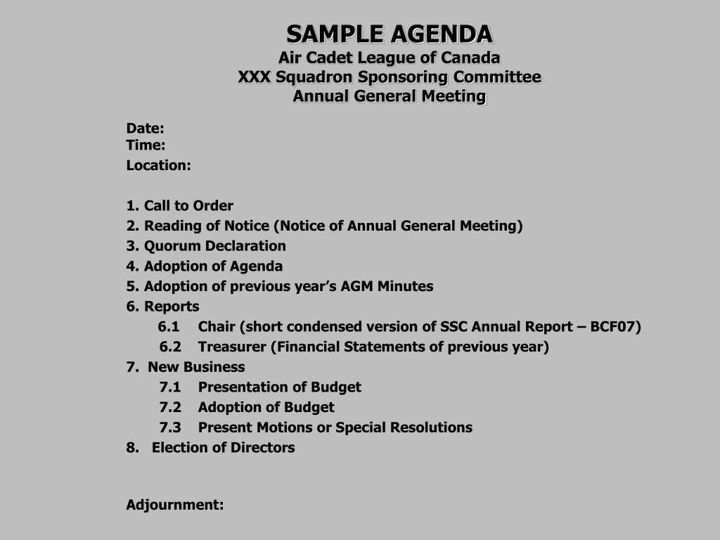 PPT – How To Run An Annual General Meeting PowerPoint Presentation  Throughout Treasurer’s Report Agm Template