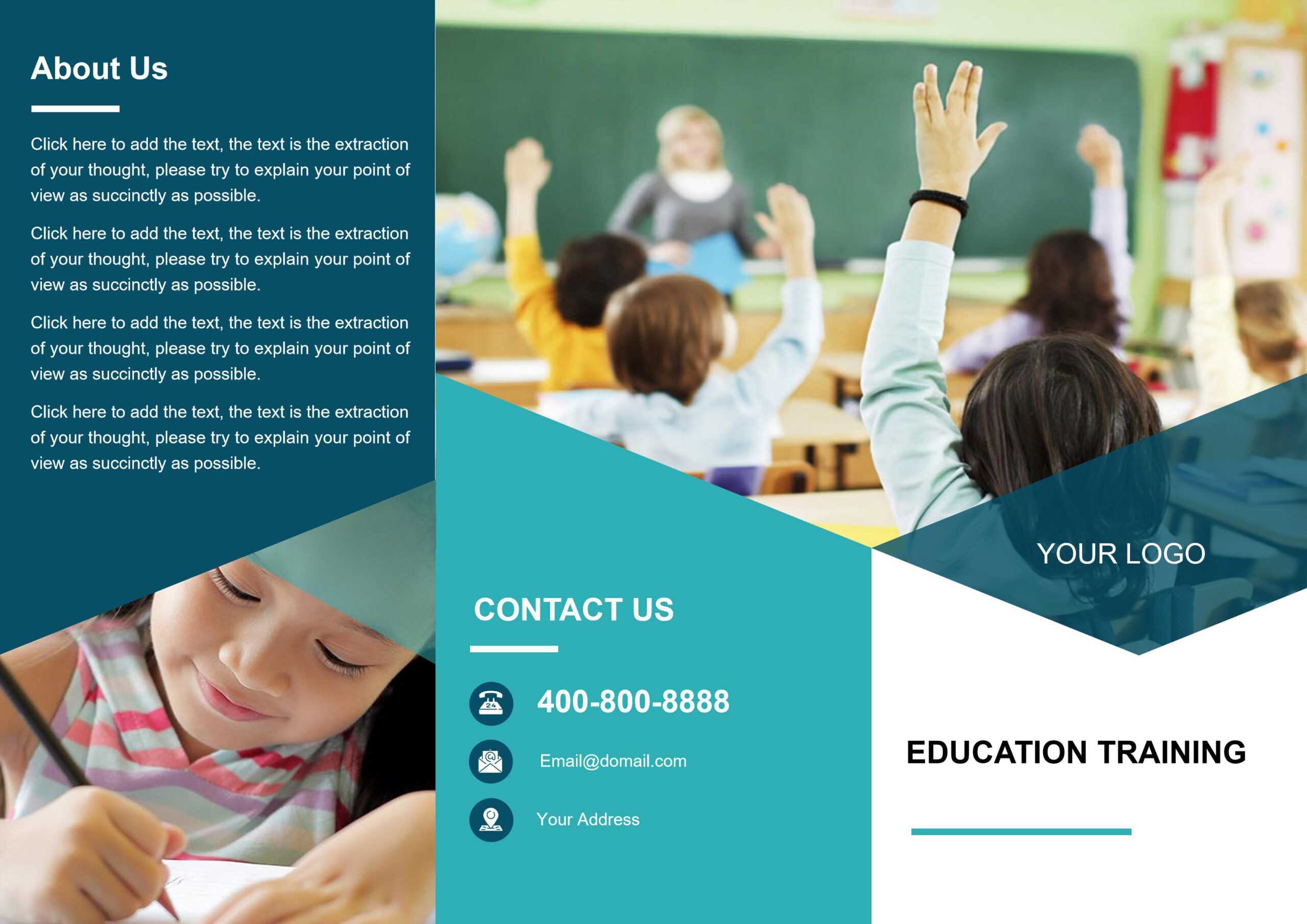 PPT Of Children Education Training Brochure