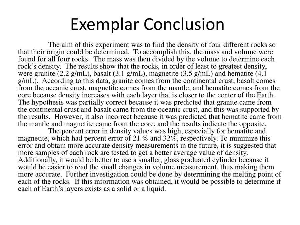 PPT - Write a Conclusion for a Formal Lab Report PowerPoint  With Lab Report Conclusion Template